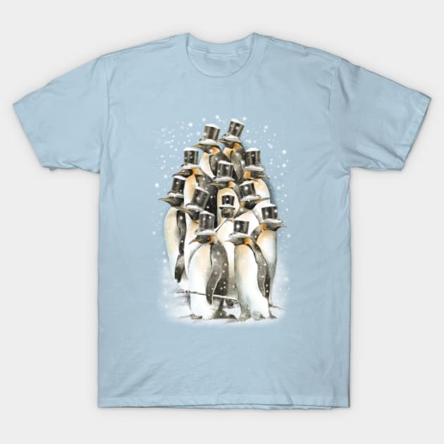 A Gathering in the Snow T-Shirt by opifan64